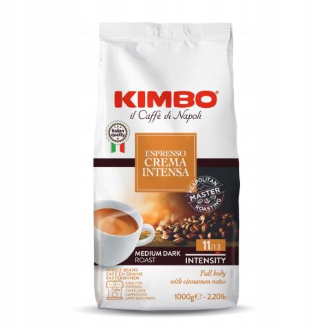 Kawa ziarnista Arabica Kimbo Espresso Crema Intensa 1000 g