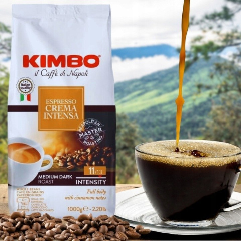 Kawa ziarnista Arabica Kimbo Espresso Crema Intensa 1000 g