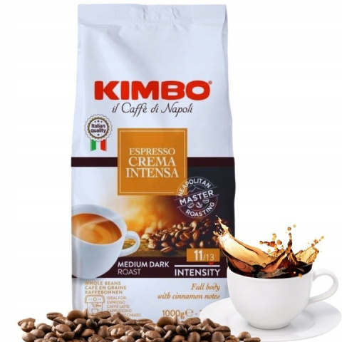 Kawa ziarnista Arabica Kimbo Espresso Crema Intensa 1000 g