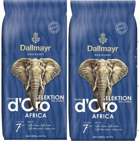 Dallmayr Crema d'Oro Africa kawa ziarnista 1000g Dallmayr Crema d'Oro Africa kawa ziarnista 1000g