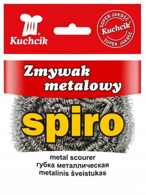 Kuchcik Zmywak Metalowy SPIRALNY 1szt. SPIRO Kuchcik Zmywak Metalowy SPIRALNY 1szt. SPIRO