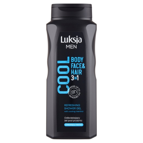 LUKSJA ŻEL POD PRYSZNIC 500ML MEN COOL LUKSJA ŻEL POD PRYSZNIC 500ML MEN COOL