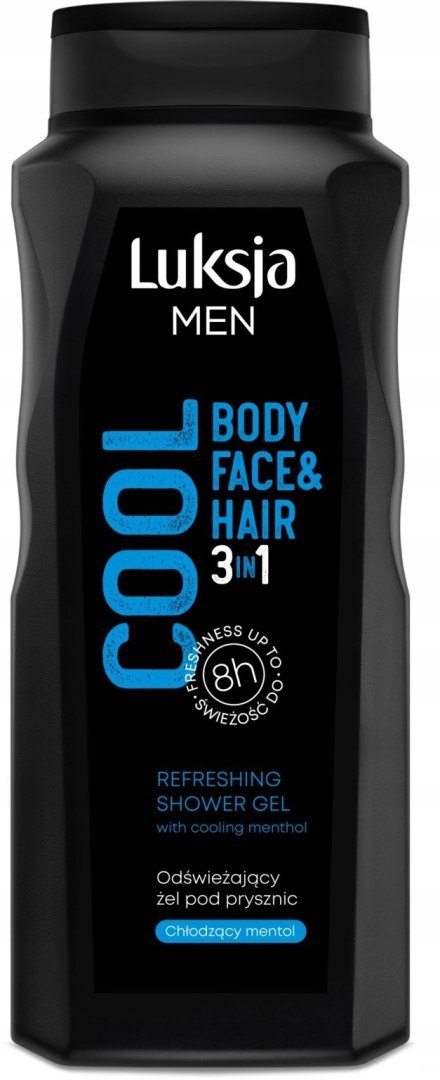 LUKSJA ŻEL POD PRYSZNIC 500ML MEN COOL LUKSJA ŻEL POD PRYSZNIC 500ML MEN COOL