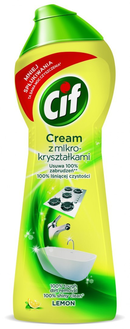 Mleczko Cif 300l czyszczenie wielofunkcyjne lemon