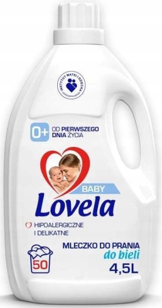 Mleczko do prania białego Lovela 4,5 l