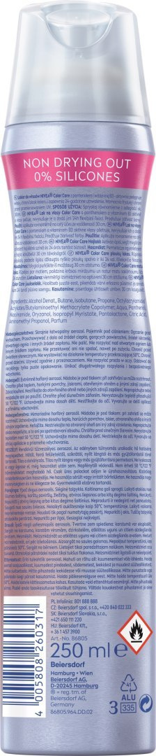 NIVEA LAKIER DO WŁOSÓW COLOR 4 ochrona koloru