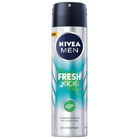 NIVEA MEN DEO SPRAY 150ML FRESH KICK NIVEA MEN DEO SPRAY 150ML FRESH KICK