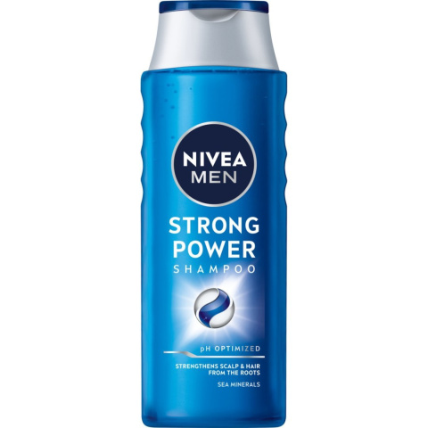 NIVEA MEN STRONG POWER Szampon do włosów 400 ml