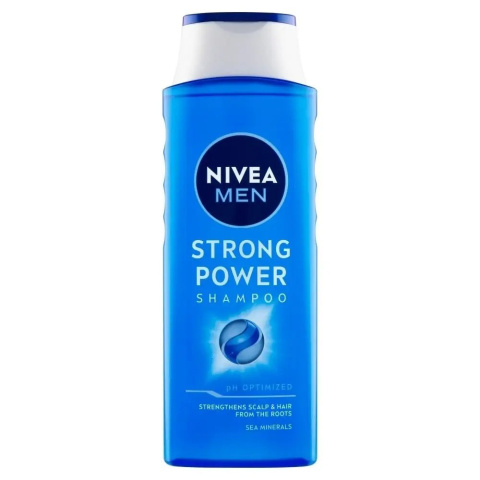 NIVEA MEN STRONG POWER Szampon do włosów 400 ml