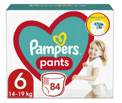 Pampers Pieluchomajtki Mega Box 6 - 84 szt Pampers Pieluchomajtki Mega Box 6 - 84 szt