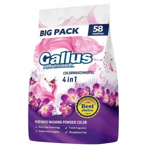 Proszek Gallus kolor 58pr 3,2kg Proszek Gallus kolor 58pr 3,2kg