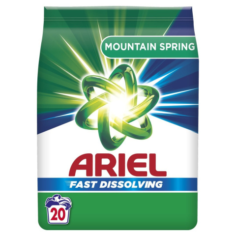 Proszek do prania białego Ariel 1,1 kg 20 prań Proszek do prania białego Ariel 1,1 kg 20 prań