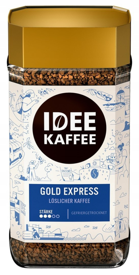 ROZPUSZCZALNA KAWA IDEE KAFFEE GOLD EXPRESS 200g ROZPUSZCZALNA KAWA IDEE KAFFEE GOLD EXPRESS 200g