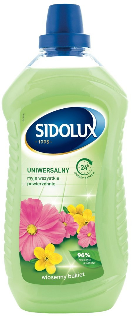 SIDOLUX Uniwersalny płyn do mycia podłóg WIOSNA 1l SIDOLUX Uniwersalny płyn do mycia podłóg WIOSNA 1l