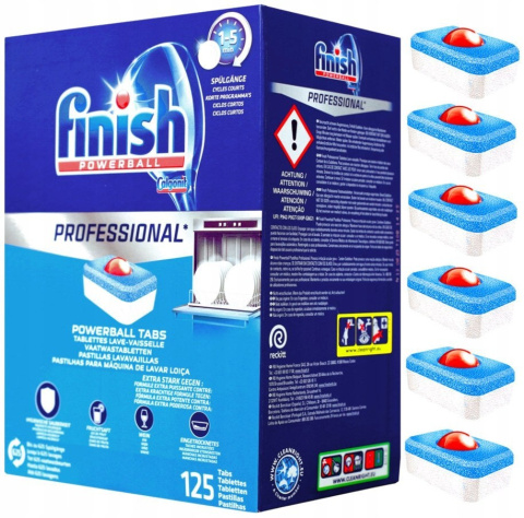 Finish 125szt tabletki do zmywarki