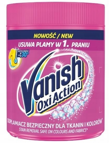 Vanish Oxi Action odplamiacz do koloru 470g