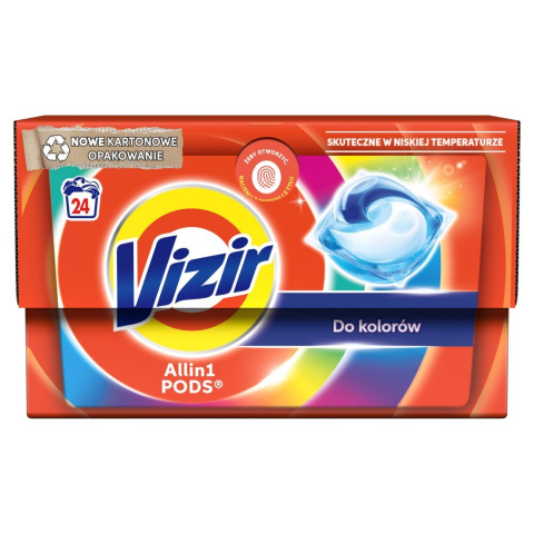Vizir kapsułki do prania kolor 24szt