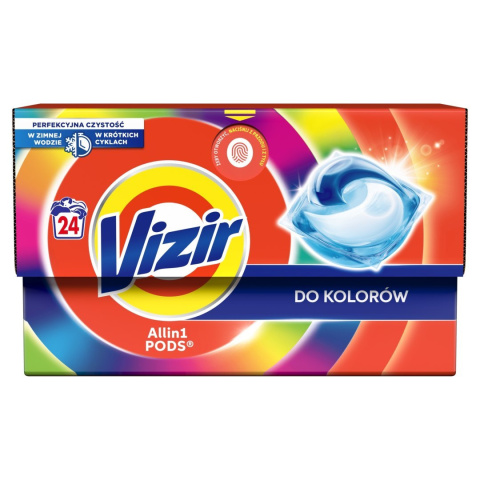 Vizir kapsułki do prania kolor 24szt