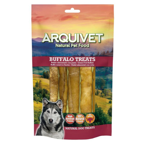 ARQUIVET BUFFALO Rolowana skóra z bawoła z kolagenem 80g ARQUIVET BUFFALO Rolowana skóra z bawoła z kolagenem 80g