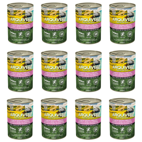 ARQUIVET MOKRA KARMA DLA PSA Z jagnięciną i kurczakiem 12x400G ARQUIVET MOKRA KARMA DLA PSA Z jagnięciną i kurczakiem 12x400G