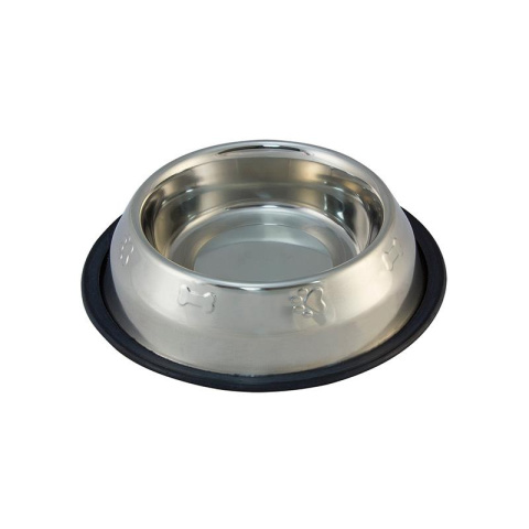 ARQUIVET Miska metalowa dekoracyjna na gumie 0,9L ARQUIVET Miska metalowa dekoracyjna na gumie 0,9L