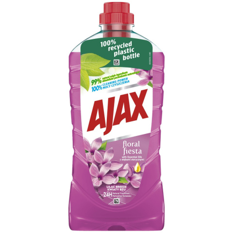 Ajax Floral Fiesta Kwiaty Bzu Płyn uniwersalny 1L Ajax Floral Fiesta Kwiaty Bzu Płyn uniwersalny 1L