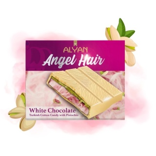 Alyan Angel Hair Biała czekolada z nadzieniem z anielskimi włosami 80 g