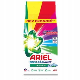 Ariel proszek do prania kolorów Zapachowy Mountain Spring 9 kg
