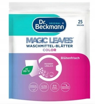 DR BECKMANN magiczne listki do prania COLOR 25szt DE