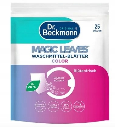 DR BECKMANN magiczne listki do prania COLOR 25szt DE DR BECKMANN magiczne listki do prania COLOR 25szt DE