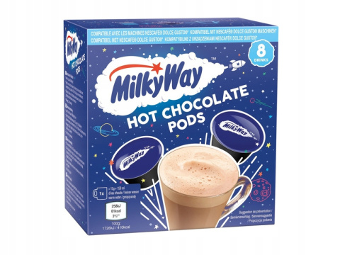 Gorąca czekolada w kapsułkach NESCAFÉ Dolce Gusto Milky Way, 8 szt. Gorąca czekolada w kapsułkach NESCAFÉ Dolce Gusto Milky Way, 8 szt.