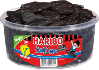 HARIBO Salino Żelki o smaku lukrecji w wiaderku 1200g