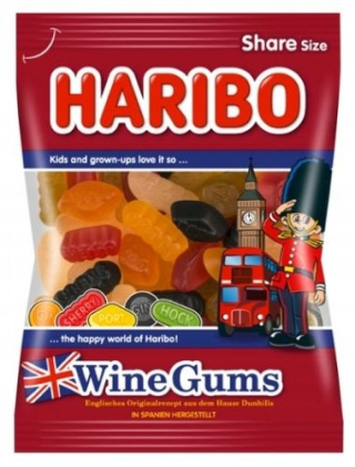 HARIBO Żelki Owocowe Wine Gums 175g