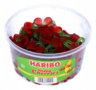Haribo Żelki Happy Cherries Wiśnie 150 sztuk - 1200 g