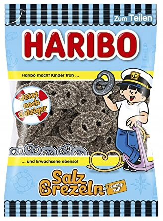 Haribo Żelki Słone Precle z Niemiec Haribo Żelki Słone Precle z Niemiec