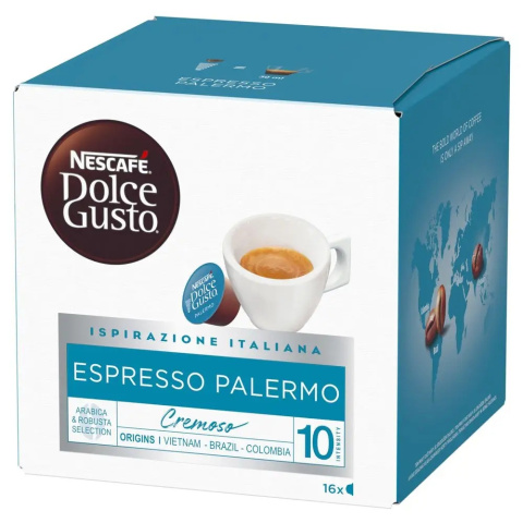 Kapsułki do Dolce Gusto Nescafe Dolce Gusto Espresso Palermo 16 szt. Kapsułki do Dolce Gusto Nescafe Dolce Gusto Espresso Palermo 16 szt.