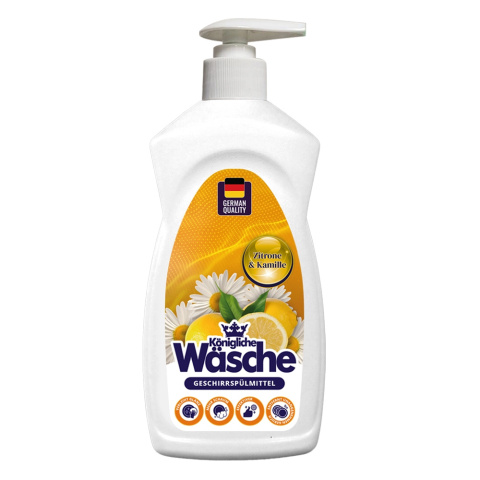 Königliche Wäsche - Płyn do mycia naczyń Cytryna & Rumianek 1L Königliche Wäsche - Płyn do mycia naczyń Cytryna & Rumianek 1L