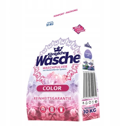 Königliche Wäsche Proszek do prania kolorów 10 kg DE - 142 prań