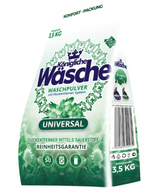 Königliche Wäsche Proszek do prania uniwersalny 3,5 kg DE - 50 prań