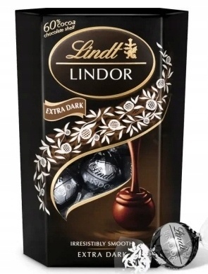 LINDT Lindor Praliny 60% Kakao Ciemna Czekolada 200g