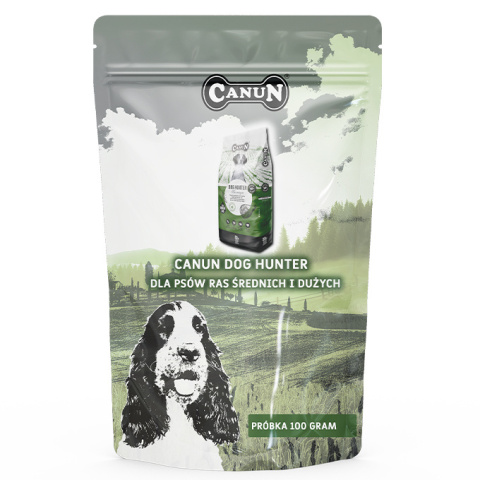 PRÓBKA Canun Dog Hunter dla psów aktywnych 100g PRÓBKA Canun Dog Hunter dla psów aktywnych 100g