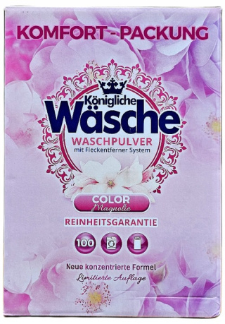 Königliche Wäsche Proszek do prania kolorów Magnolia 7 kg DE – 100 prań