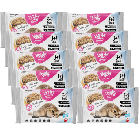 TUF TUF saszetki dla kota 40x100g kurczak, wątróbka TUF TUF saszetki dla kota 40x100g kurczak, wątróbka