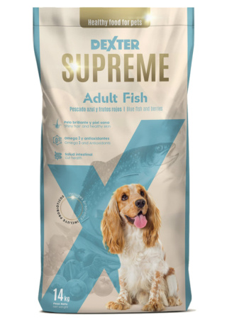 DEXTER Supreme Adult Ryba 14 kg Karma dla dorosłych psów