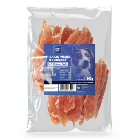 WAFI MIĘKKIE PIERSI Z KURCZAKA 500G WAFI MIĘKKIE PIERSI Z KURCZAKA 500G