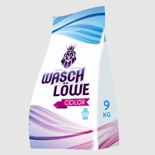 Wasch Löwe Color - Proszek do prania kolorów 9 kg (120 prań)