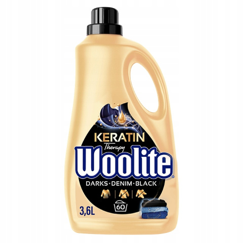 Woolite Dark płyn do prania do czarnych ubrań z keratyną 3,6 L/ 60 prań Woolite Dark płyn do prania do czarnych ubrań z keratyną 3,6 L/ 60 prań