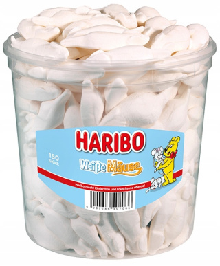 Żelki HARIBO Pianki Owocowe - Pomarańczowe 150 sztuk