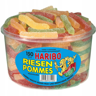 Żelki Haribo Riesen Pommes 150szt 1200 g