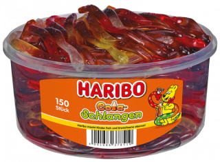 Żelki Haribo Węże Cola Schlangen 1050 g